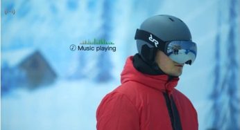 LinkLens, la maschera da sci intelligente con musica e comandi vocali