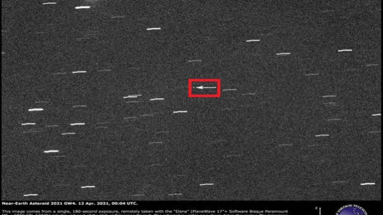 asteroide 2021 gw4
