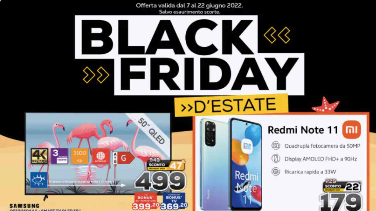 Black Friday Estate da Euronics - androiditaly.com