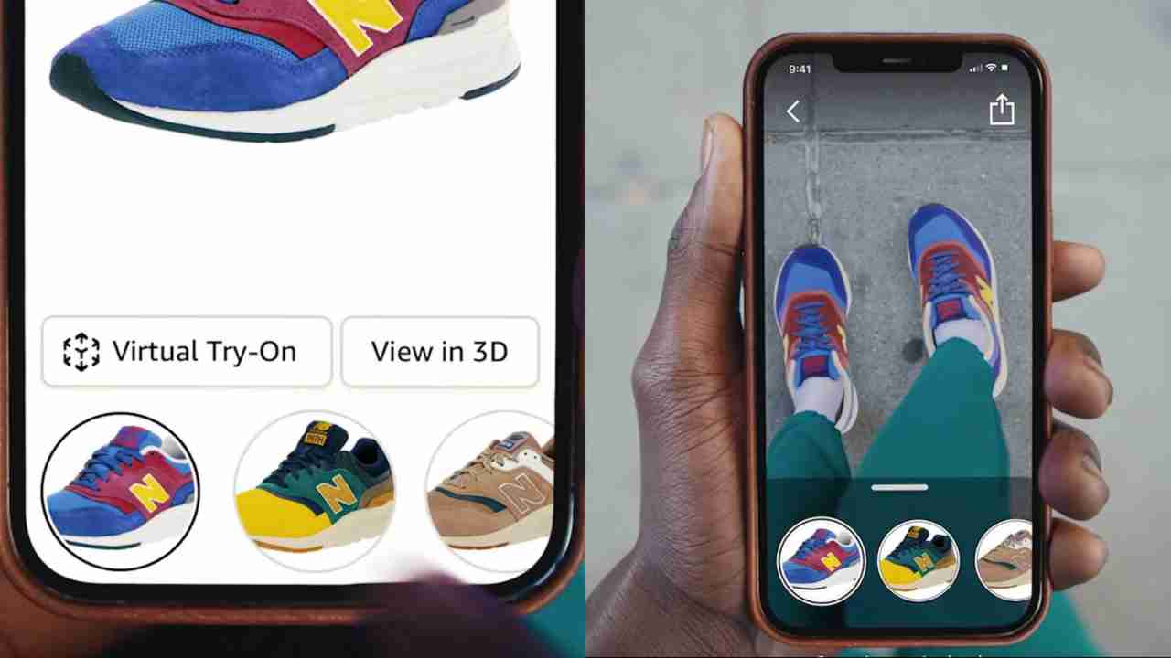Amazon ora vende le scarpe in AR per darti la sensazione di provarle dal vivi