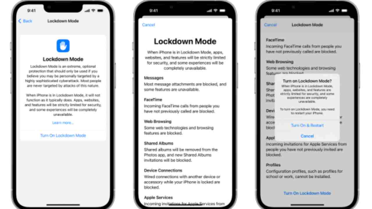 Apple lancia la nuova modalità Lockdown sull'iPhone: ma cose'è?
